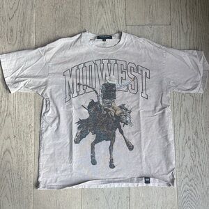 MIDWEST Graphic Short-Sleeve Tee - Light Beige